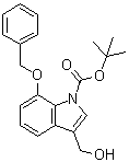 3-(Hydroxymethyl)-7-(phenylmethoxy)-1H-indole-1-carboxylic acid 1,1-dimethylethyl ester molecular structure (CAS 914349-16-9)