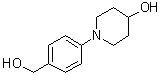 结构式 CAS# 914349-20-5, 1-[4-(羟基甲基)苯基]-4-哌啶醇