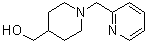 1-(2-Pyridinylmethyl)-4-piperidinemethanol molecular structure (CAS 914349-21-6)