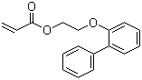 structure of CAS# 91442-24-9, 2-Phenylphenoxyethyl acrylate;OPPEA; 2-Propenoic acid 2-([1,1'-biphenyl]-2-yloxy)ethyl ester