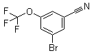 3-Bromo-5-(trifluoromethoxy)benzonitrile molecular structure (CAS 914635-52-2)