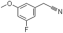 (3-Fluoro-5-methoxyphenyl)acetonitrile molecular structure (CAS 914637-31-3)