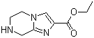 structure of CAS# 91476-82-3, Ethyl 5,6,7,8-tetrahydroimidazo[1,2-a]pyrazine-2-carboxylate