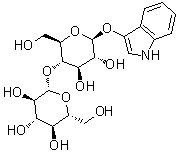 1H-Indol-3-yl 4-O-beta-D-glucopyranosyl-beta-D-glucopyranoside molecular structure (CAS 914912-14-4)