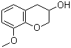 3,4-Dihydro-8-methoxy-2H-1-benzopyran-3-ol molecular structure (CAS 91520-01-3)