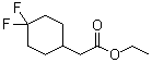 结构式 CAS# 915213-54-6, 4,4-二氟环己烷乙酸乙酯