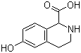 结构式 CAS# 91523-50-1, 6-羟基-1,2,3,4-四氢异喹啉-1-甲酸