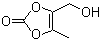 structure of CAS# 91526-18-0, 4-(Hydroxymethyl)-5-methyl-1,3-dioxol-2-one