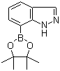 结构式 CAS# 915411-02-8, 1H-吲唑-7-硼酸频哪醇酯