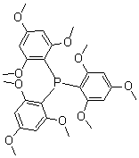 Tris(2,4,6-trimethoxyphenyl)phosphine molecular structure (CAS 91608-15-0)