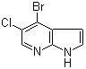 4-Bromo-5-chloro-1H-pyrrolo[2,3-b]pyridine molecular structure (CAS 916176-52-8)