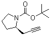 (2R)-2-(2-Propyn-1-yl)-1-pyrrolidinecarboxylic acid 1,1-dimethylethyl ester molecular structure (CAS 916263-17-7)