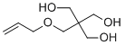 2-(Hydroxymethyl)-2-(prop-2-enoxymethyl)propane-1,3-diol molecular structure (CAS 91648-24-7)