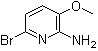 2-Amino-6-bromo-3-methoxypyridine molecular structure (CAS 916737-77-4)
