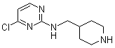 4-Chloro-N-(4-piperidinylmethyl)-2-pyrimidinamine molecular structure (CAS 916791-16-7)