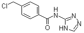 结构式 CAS# 916791-21-4, 4-(氯甲基)-N-1H-1,2,4-三唑-5-基苯甲酰胺