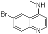 structure of CAS# 916812-31-2, 6-Bromo-N-methyl-4-quinolinamine