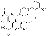 结构式 CAS# 917389-32-3, 莱特莫韦