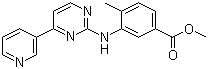 4-Methyl-3-[[4-(3-pyridinyl)-2-pyrimidinyl]amino]benzoic acid methyl ester molecular structure (CAS 917392-54-2)