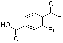 结构式 CAS# 91760-66-6, 3-溴-4-甲酰基苯甲酸