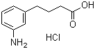 4-(3-Aminophenyl)butyric acid hydrochloride molecular structure (CAS 91843-18-4)
