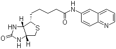 Biotinyl-6-aminoquinoline molecular structure (CAS 91853-89-3)