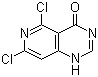 结构式 CAS# 918898-11-0, 5,7-二氯吡啶并[4,3-d]嘧啶-4(3H)-酮