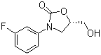 structure of CAS# 919081-42-8, (S)-3-(3-Fluorophenyl)-5-(hydroxymethyl)oxazolidin-2-one