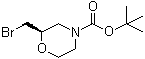 (2R)-2-(Bromomethyl)-4-morpholinecarboxylic acid 1,1-dimethylethyl ester molecular structure (CAS 919286-58-1)