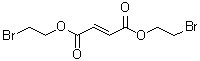 Fumaric acid, bis(2-bromoethyl) ester molecular structure (CAS 91929-22-5)