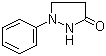 结构式 CAS# 92-43-3, 菲尼酮; 菲尼酮 A; 1-苯基-3-吡唑烷酮