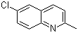 结构式 CAS# 92-46-6, 6-氯-2-甲基喹啉