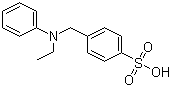 4-((乙基苯胺)甲基)苯磺酸分子结构 (CAS 92-60-4)