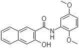 N-(2,5-二甲氧基苯基)-3-羟基-2-萘甲酰胺分子结构 (CAS 92-73-9)