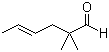 (E)-2,2-Dimethyl-4-hexenal molecular structure (CAS 920-08-1)