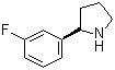 (R)-2-(3-Fluorophenyl)pyrrolidine molecular structure (CAS 920274-03-9)