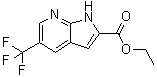 5-Trifluoromethyl-1H-pyrrolo[2,3-b]pyridine-2-carboxylic acid ethyl ester molecular structure (CAS 920978-97-8)