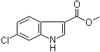 结构式 CAS# 921194-97-0, 6-氯-1H-吲哚-3-羧酸甲酯