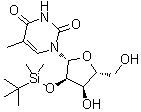 结构式 CAS# 922508-26-7, 2'-O-[(叔丁基)二甲基硅烷基]-5-甲基尿苷