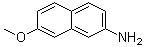 structure of CAS# 92287-46-2, 2-Amino-7-methoxynaphthalene;7-Methoxy-2-naphthylamine; 7-Methoxynaphthalen-2-amine