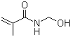 structure of CAS# 923-02-4, N-(Hydroxymethyl)methacrylamide;N-(Hydroxymethyl)-2-methylprop-2-enamide