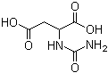 structure of CAS# 923-37-5, Ureidosuccinic acid;DL-2-Ureidobutanedioic acid; N-Carbamoyl-DL-aspartic acid
