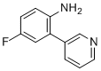4-Fluoro-2-(pyridin-3-yl)aniline molecular structure (CAS 923293-16-7)