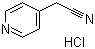 4-Pyridylacetonitrile hydrochloride molecular structure (CAS 92333-25-0)