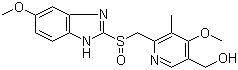 5'-Hydroxyomeprazole molecular structure (CAS 92340-57-3)