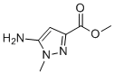 methyl 5-amino-1-methyl-1H-pyrazole-3-carboxylate molecular structure (CAS 92406-53-6)