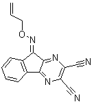 9-(Allyloxyimino)-9H-indeno[1,2-b]pyrazine-2,3-dicarbonitrile molecular structure (CAS 924296-17-3)