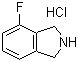 结构式 CAS# 924305-06-6, 4-氟异吲哚啉盐酸盐