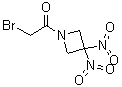 structure of CAS# 925206-65-1, 2-Bromo-1-(3,3-dinitro-1-azetidinyl)ethanone;RRx-001