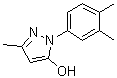 1-(3,4-Dimethylphenyl)-3-methylpyrazol-5-ol molecular structure (CAS 925633-57-4)